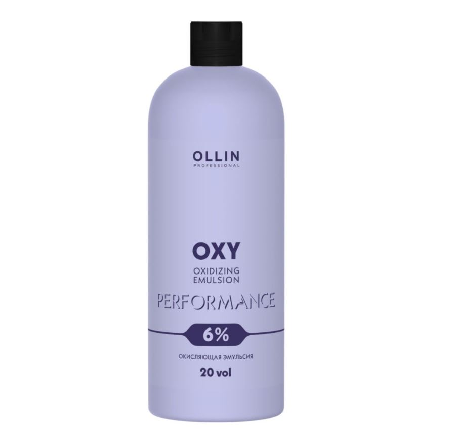 Окислитель Ollin Professional Performance Окисляющая эмульсия 6% 20vol 1000мл кремообразная окислительная эмульсия с экстрактом жемчуга blond cremoxon 1 5 %