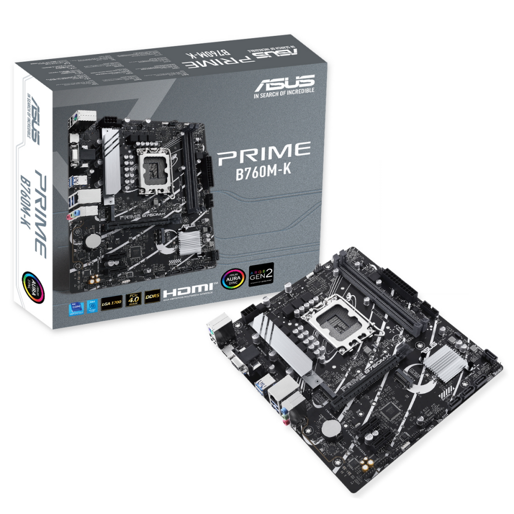 

Материнская плата ASUS PRIME B760M-K (90MB1FI0-M1EAY0), PRIME B760M-K