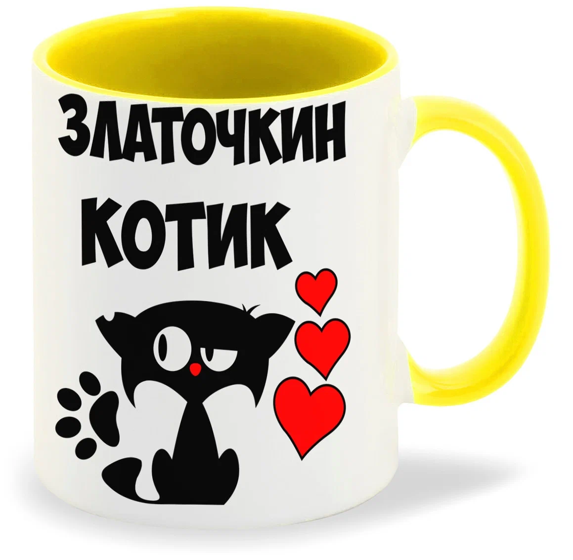 

Кружка CoolPodarok Златочкин котик