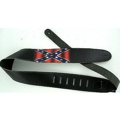 фото Ремень для гитары perris p25lss-32 confederate flag perri's