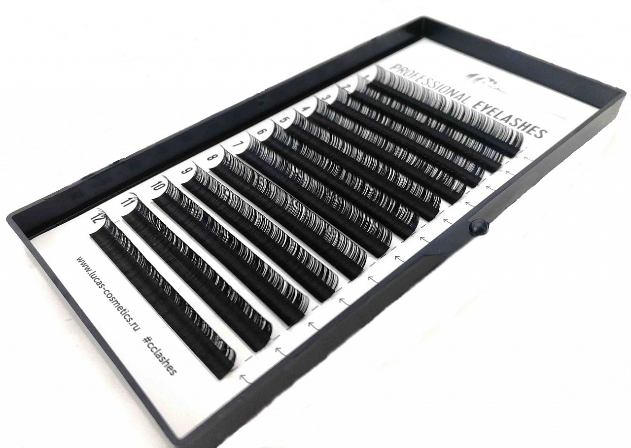 

Ресницы CC Lashes D 0.10 12mm, Черный