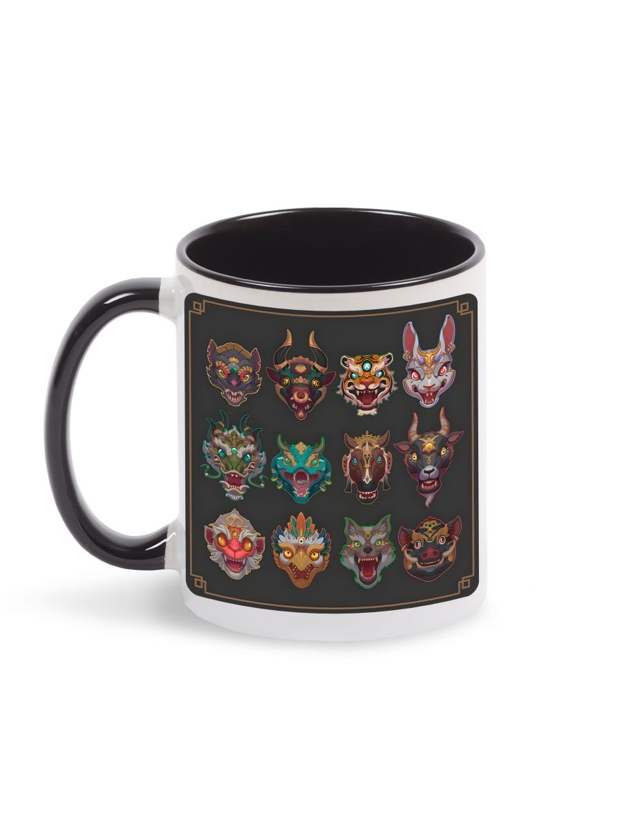 

Кружка Каждому Своё Lucky zodiac, Зодиак, Тигр 330 мл, CU-RAJT6-BI/S