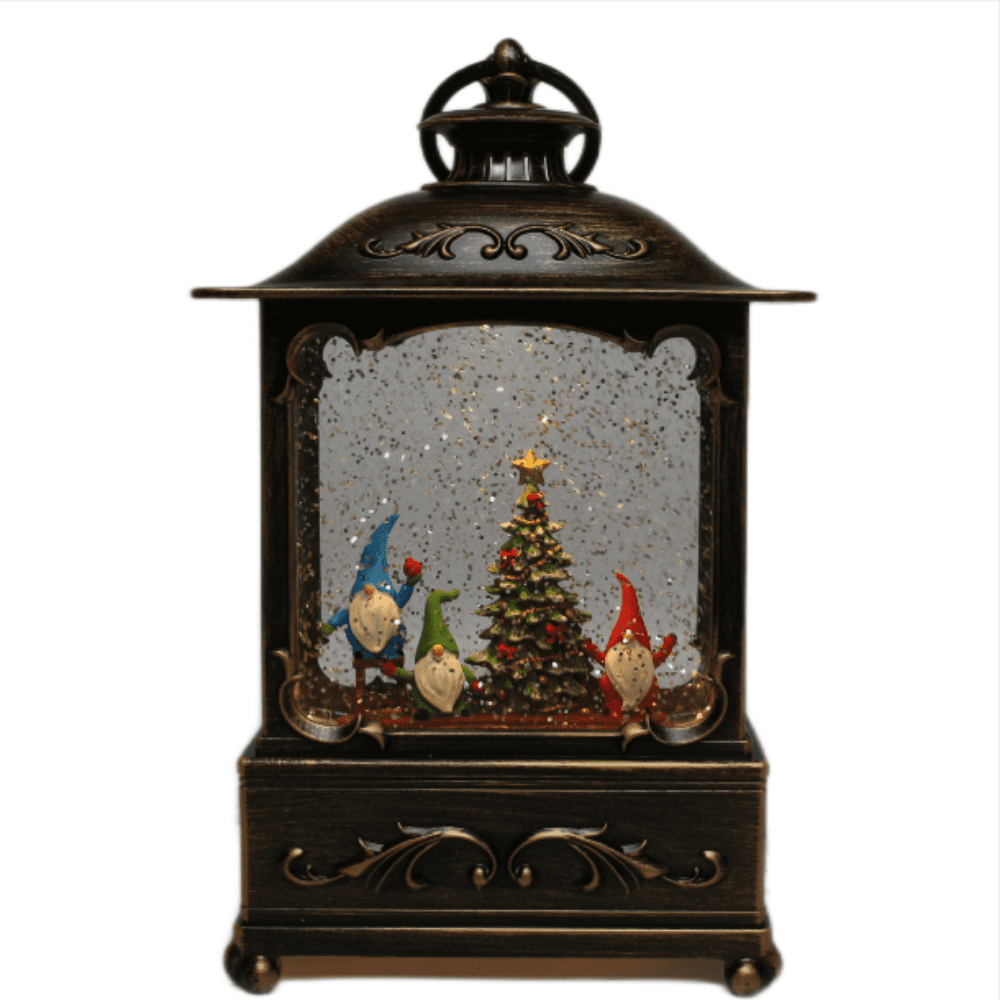 

Новогодний светильник Merry Christmas Wdl-2113 три гнома у елки 14956-1 белый теплый, Wdl-2113 три гнома у елки