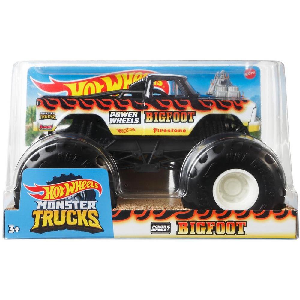 

Mattel Hot Wheels Монстр-трак коллекционный 1:24 FYJ83 Большой Бигфут GWL10