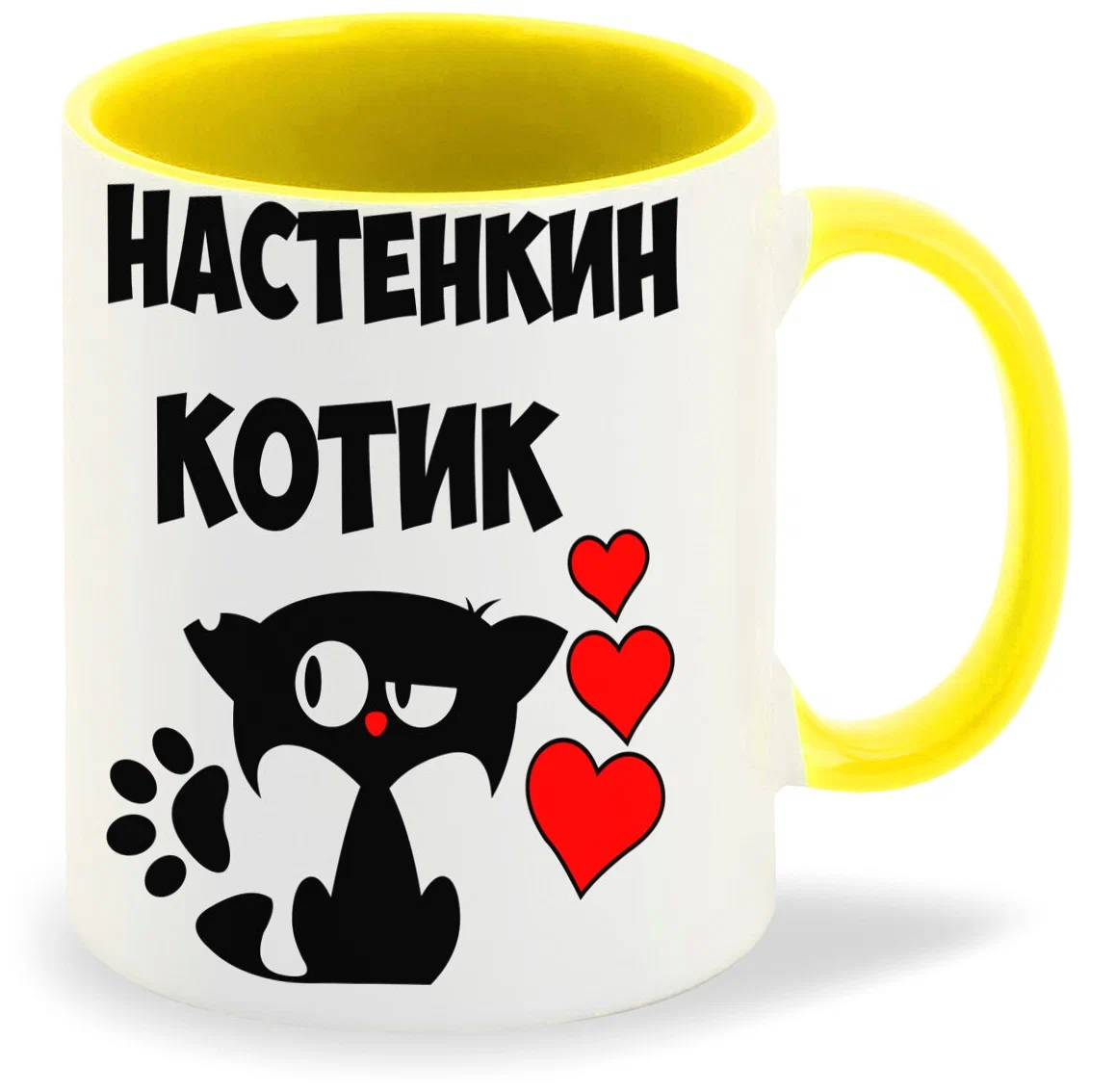 

Кружка CoolPodarok Настенкин котик