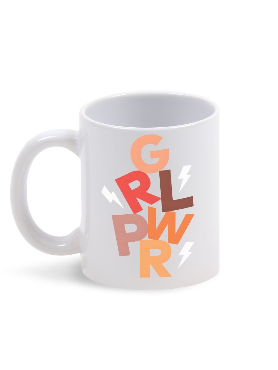 

Кружка Каждому Своё Girl power, Девушка, Девочка 330 мл, CU-TRGP1-W/S