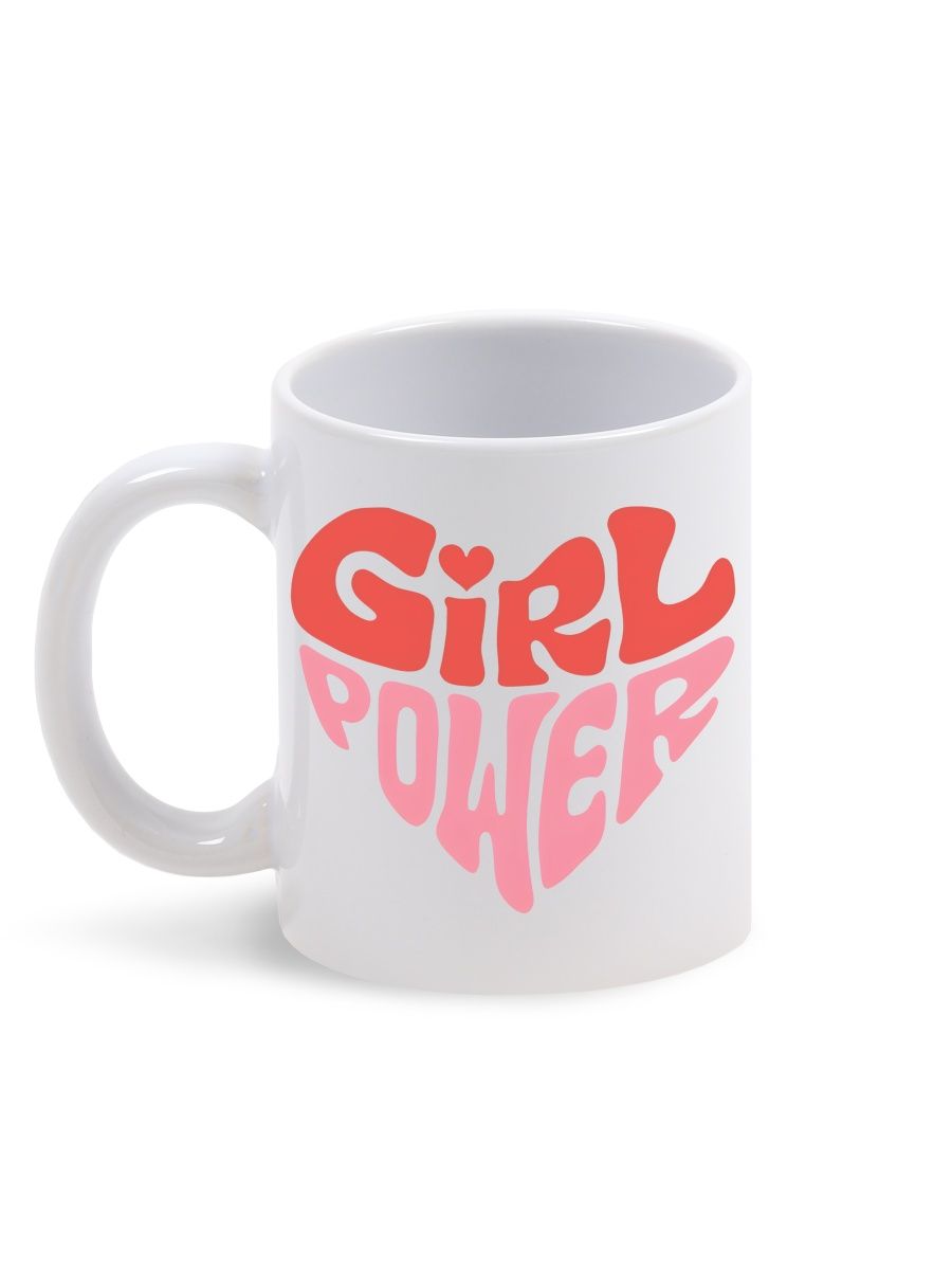 

Кружка Каждому Своё Girl power, Девушка, Девочка 330 мл, CU-TRGP5-W/S