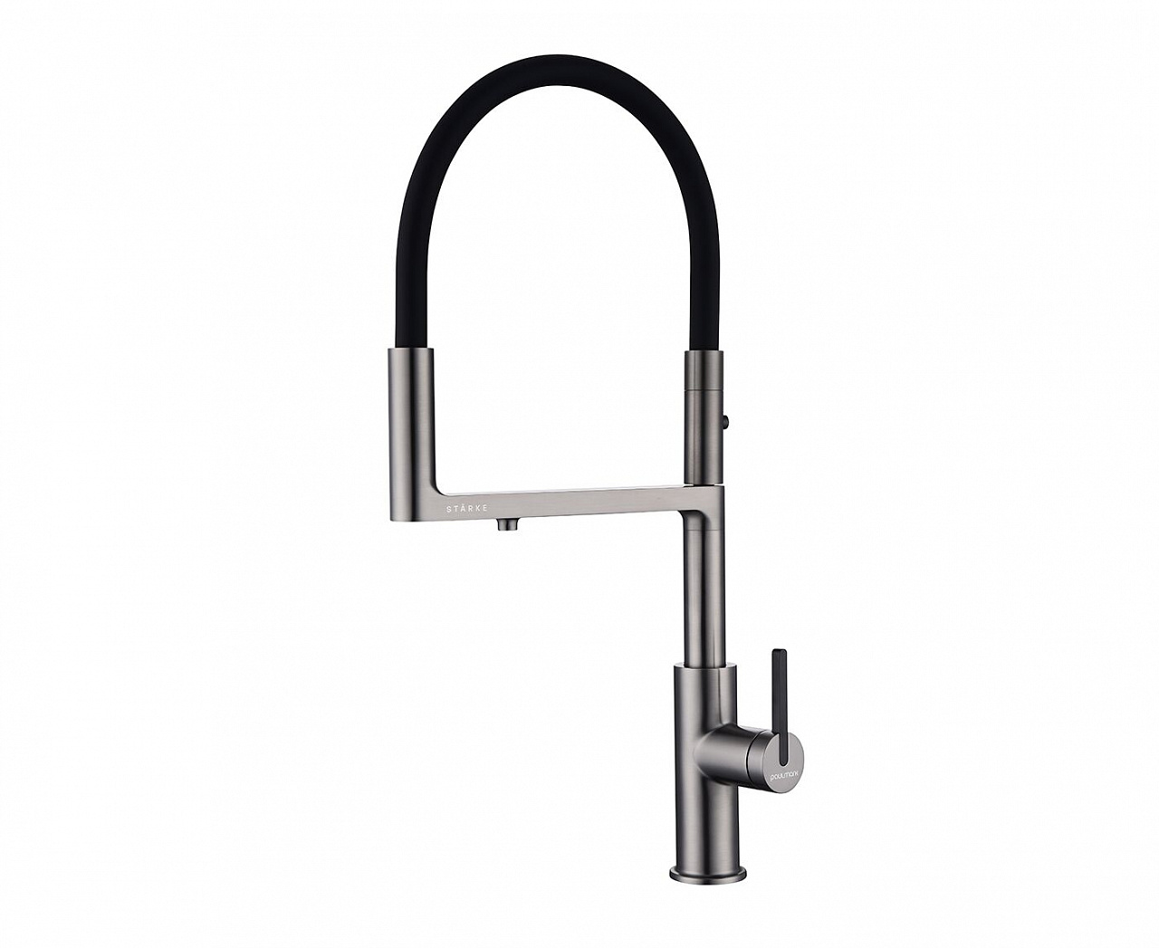 

Смеситель для кухни Paulmark TORNADO To213402-B, беретта, Черный, TORNADO