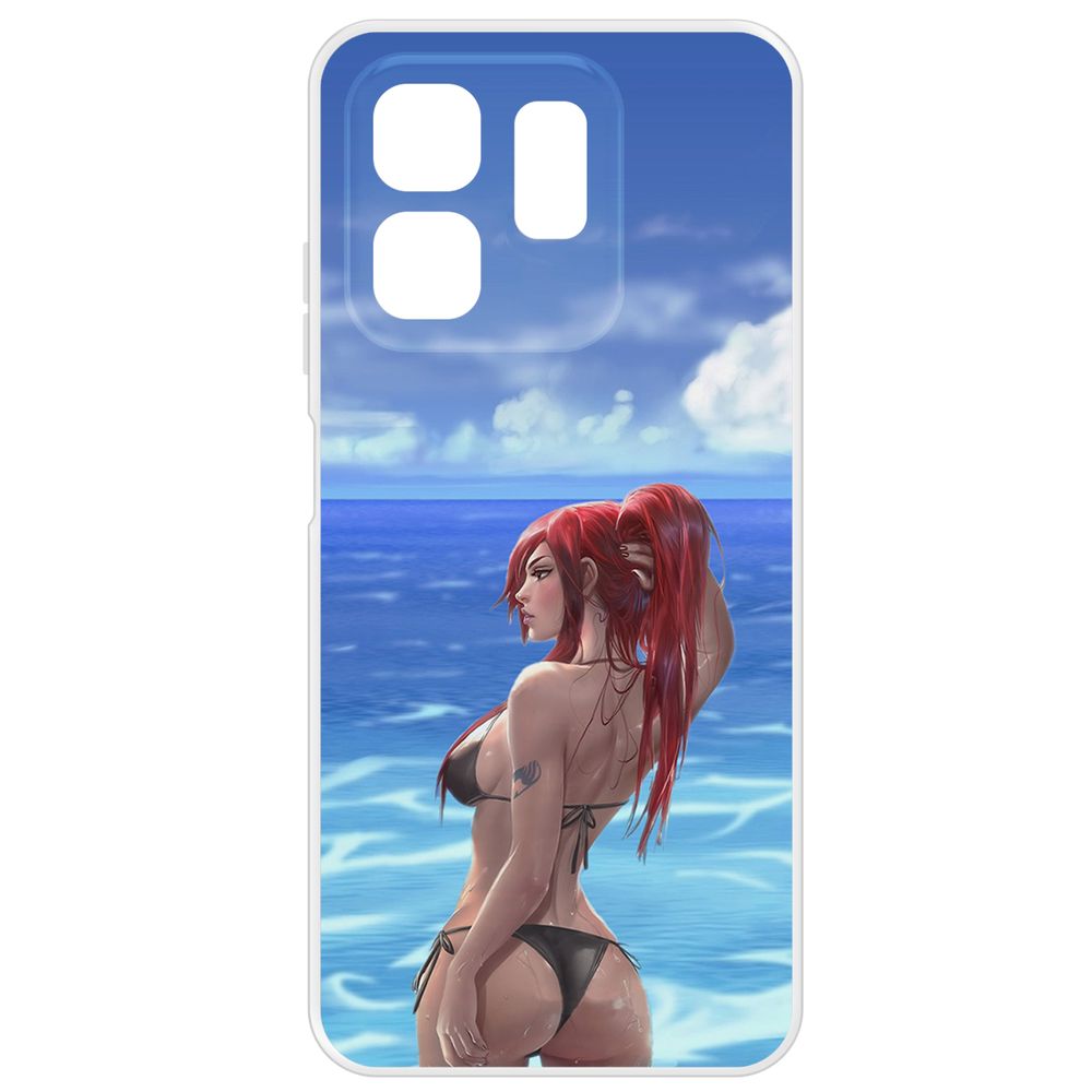

Чехол-накладка Krutoff Clear Case Купальник женский для INFINIX Hot 50i, Прозрачный