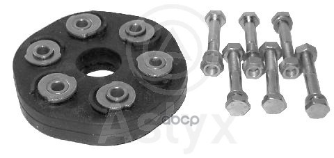 

К-Кт Муфты Кардана Mer W124/W201 2.0/2.3/2.5/2.6 82-93 Пер (С Болтами) ASLYX арт. AS-20035