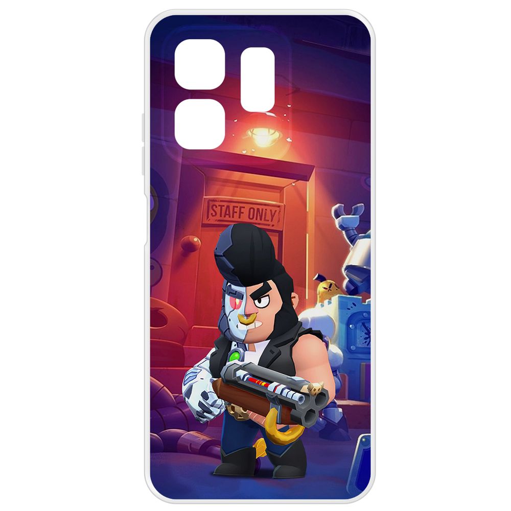 

Чехол-накладка Krutoff Clear Case Brawl Stars-Б-800 для INFINIX Hot 50i, Прозрачный