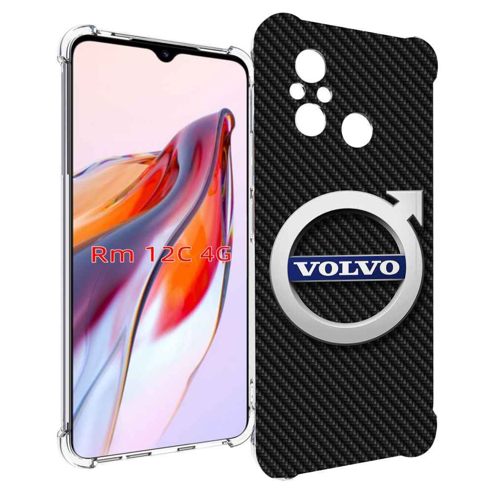 Чехол MyPads вольво volvo 3 для Xiaomi Redmi 12C / Poco C55