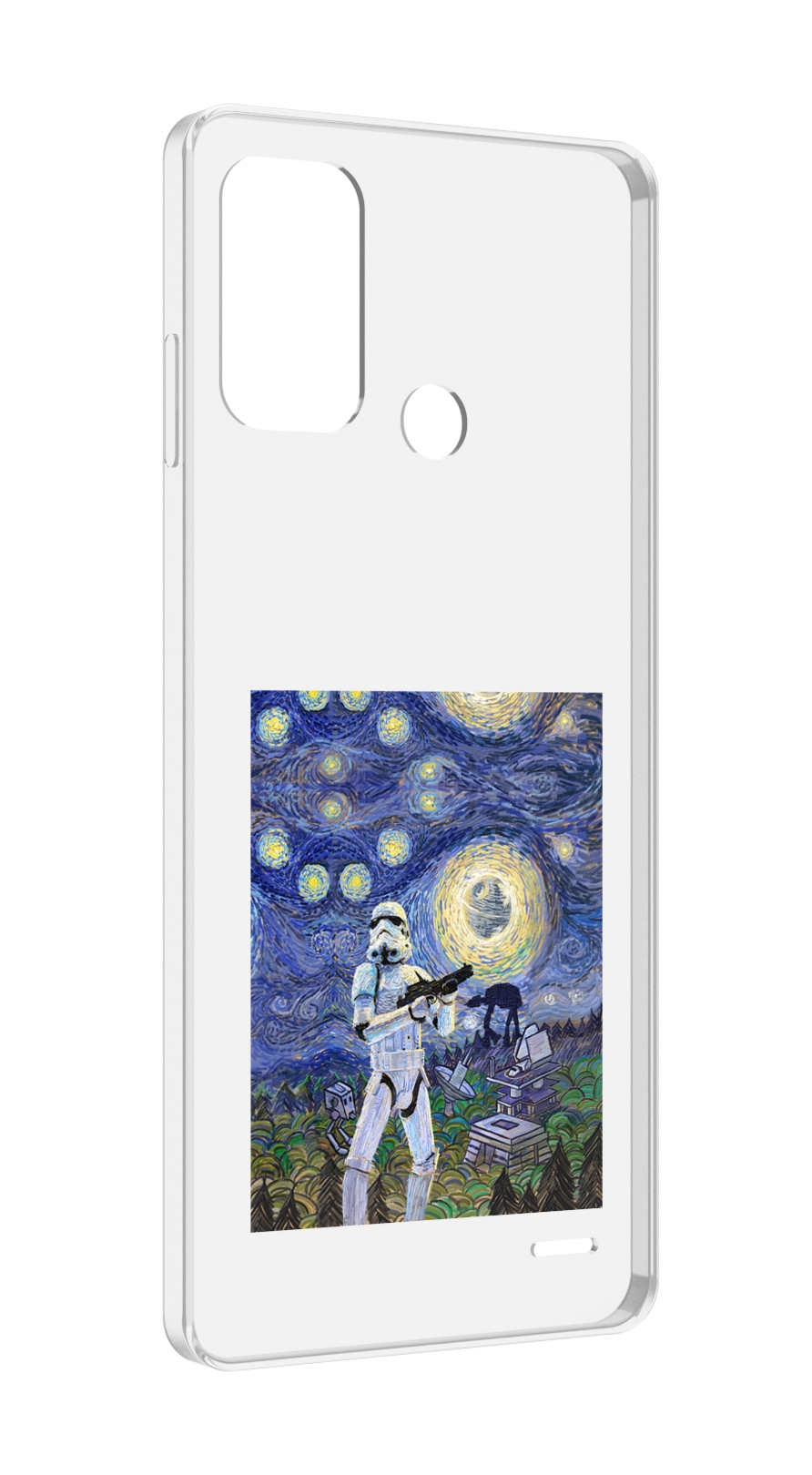 Чехол MyPads star wars звездная ночь для ZTE Blade A52