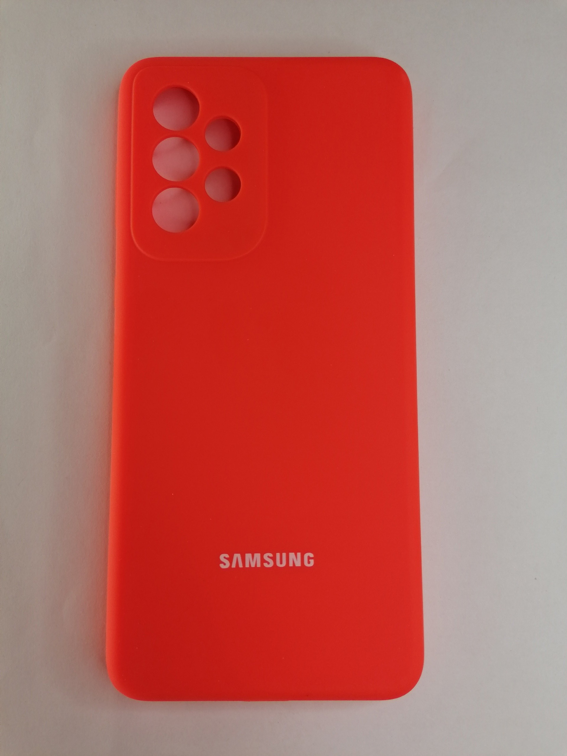 

Чехол для Samsung Galaxy A33 5G силиконовый оранжевый, Samsung