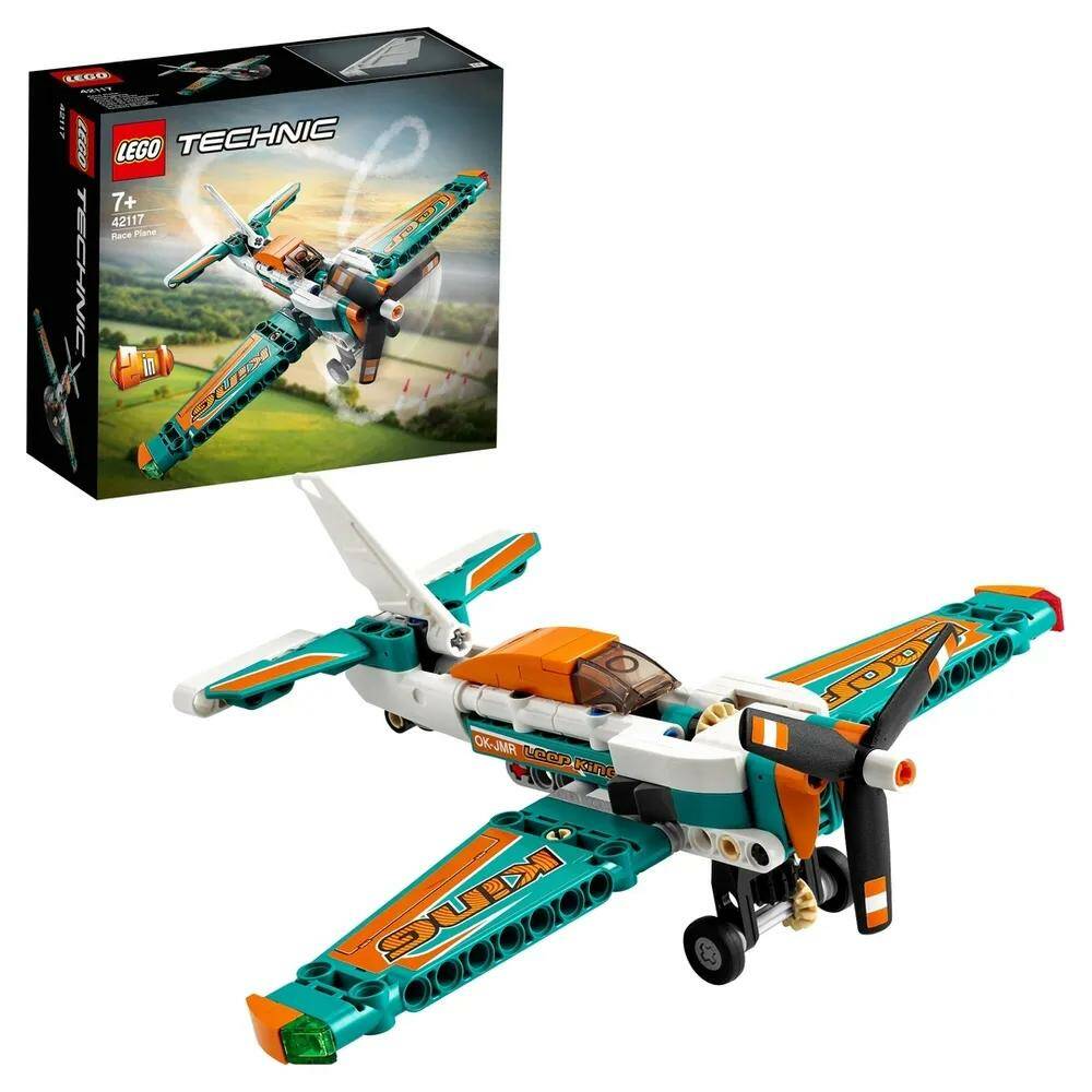 

Конструктор LEGO TECHNIC 42117 "RACE PLANE:Гоночный самолёт" 2 в 1, 154 деталей