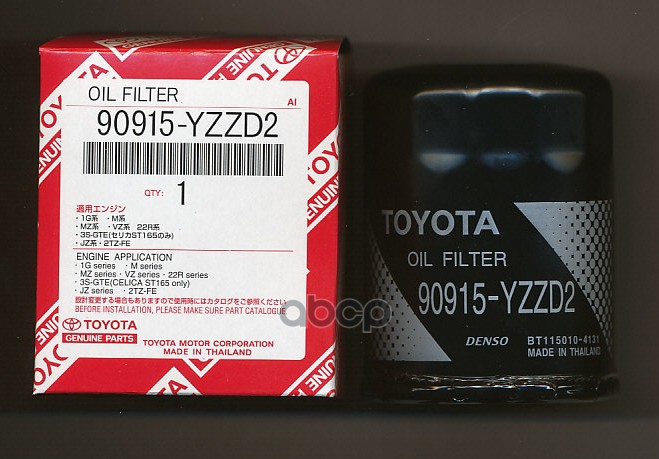 

TOYOTA-LEXUS 90915-YZZD2 Фильтр масляный