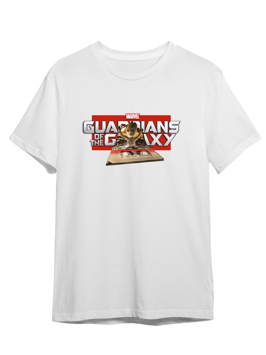 

Футболка унисекс Каждому Своё Грут/Groot/Стражи галактики MVGR11 белая S, Белый, "Грут/Groot/Стражи галактики" MVGR11