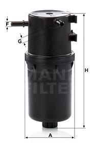 

Фильтр топливный MANN-FILTER WK9016, фильтр топливный WK9016