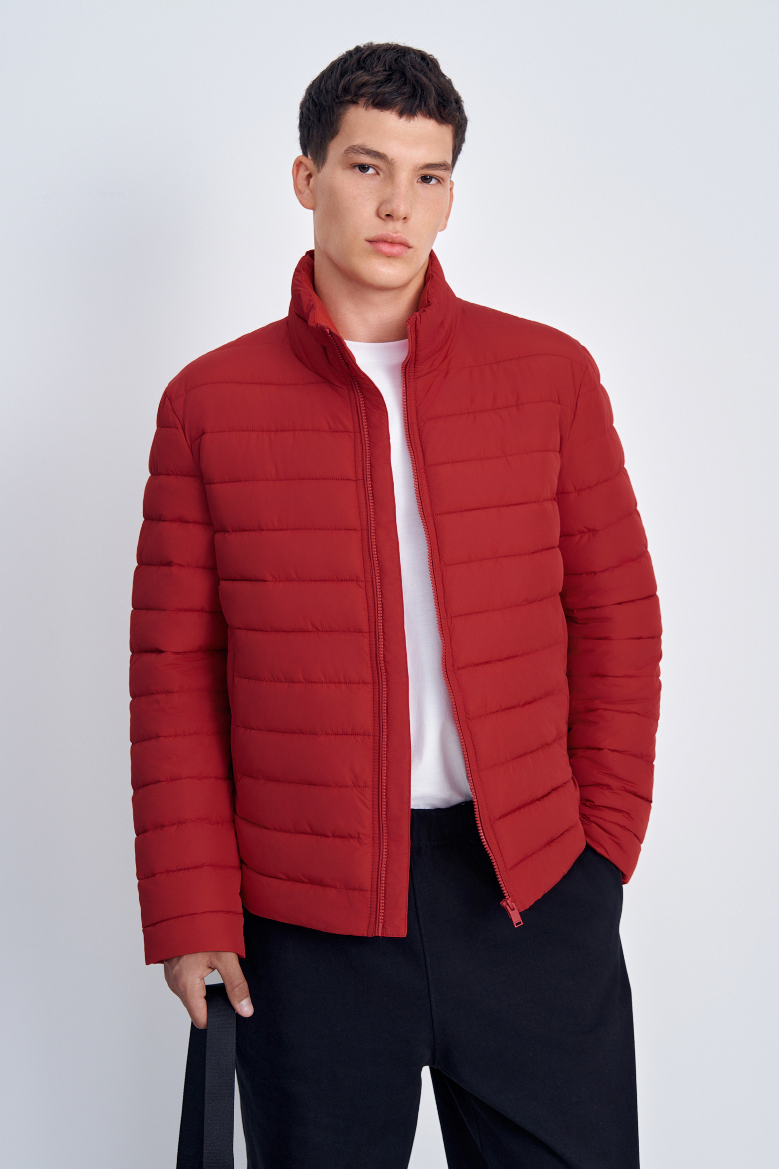 

Куртка мужская Finn Flare FAE21082 красная 2XL, Красный, FAE21082