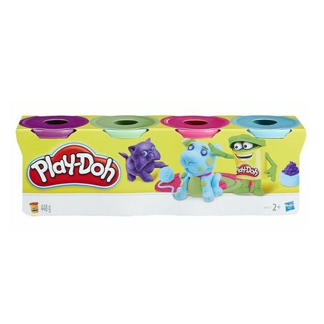 

Набор для лепки Hasbro Play-Doh 448 г 4 цвета в ассортименте, Разноцветный