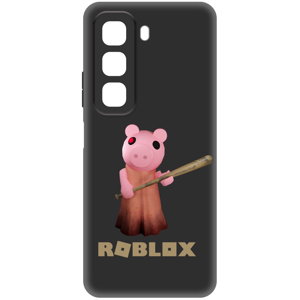 

Чехол-накладка Krutoff Soft Case Roblox-Пигги для INFINIX Hot 50 черный