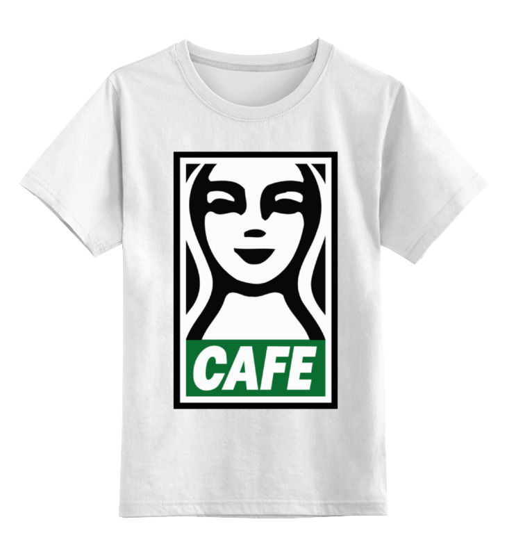 

Футболка детская Printio Starbucks (obey) цв. белый р. 140, Starbucks (obey)