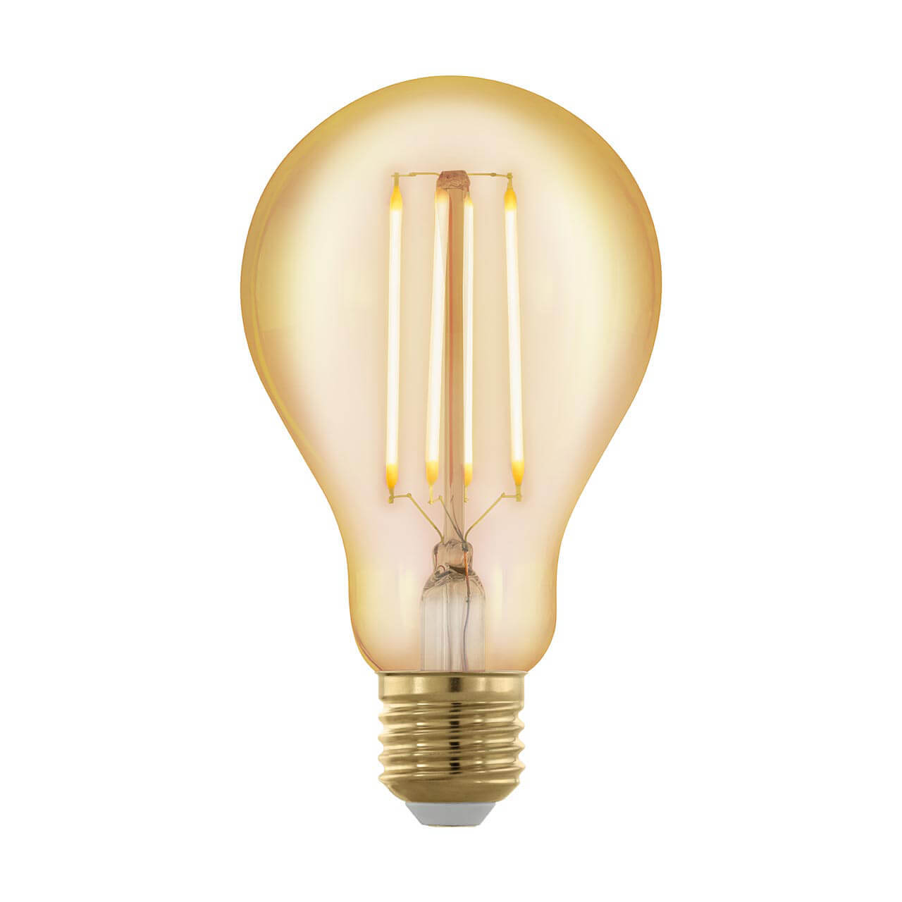 Лампа светодиодная филаментная диммируемая Eglo E27 4W 1700К золотая 11691, 10шт