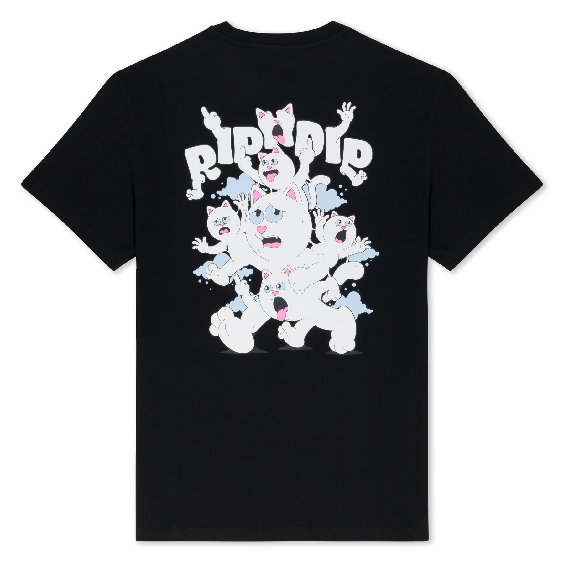 

Футболка унисекс Ripndip Runners черная XL, Черный, Runners