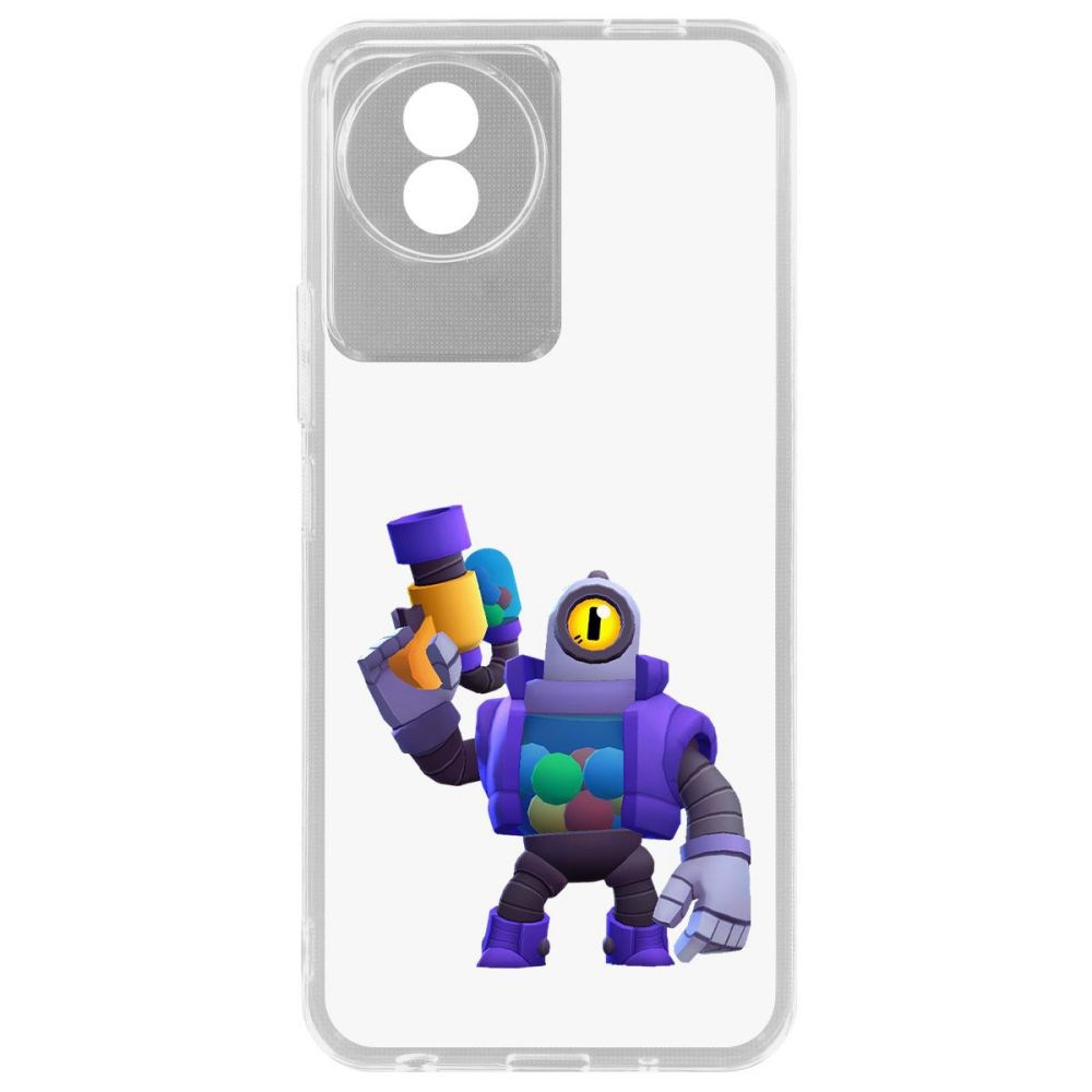

Чехол-накладка Кейс Brawl Stars-Рико для Vivo Y02