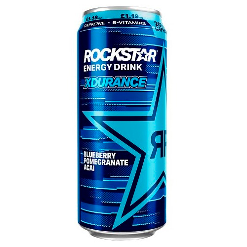 

Энергетический напиток Rockstar Xdurance Blueberry-Pomecranate-Acai ягодный 0,5 л