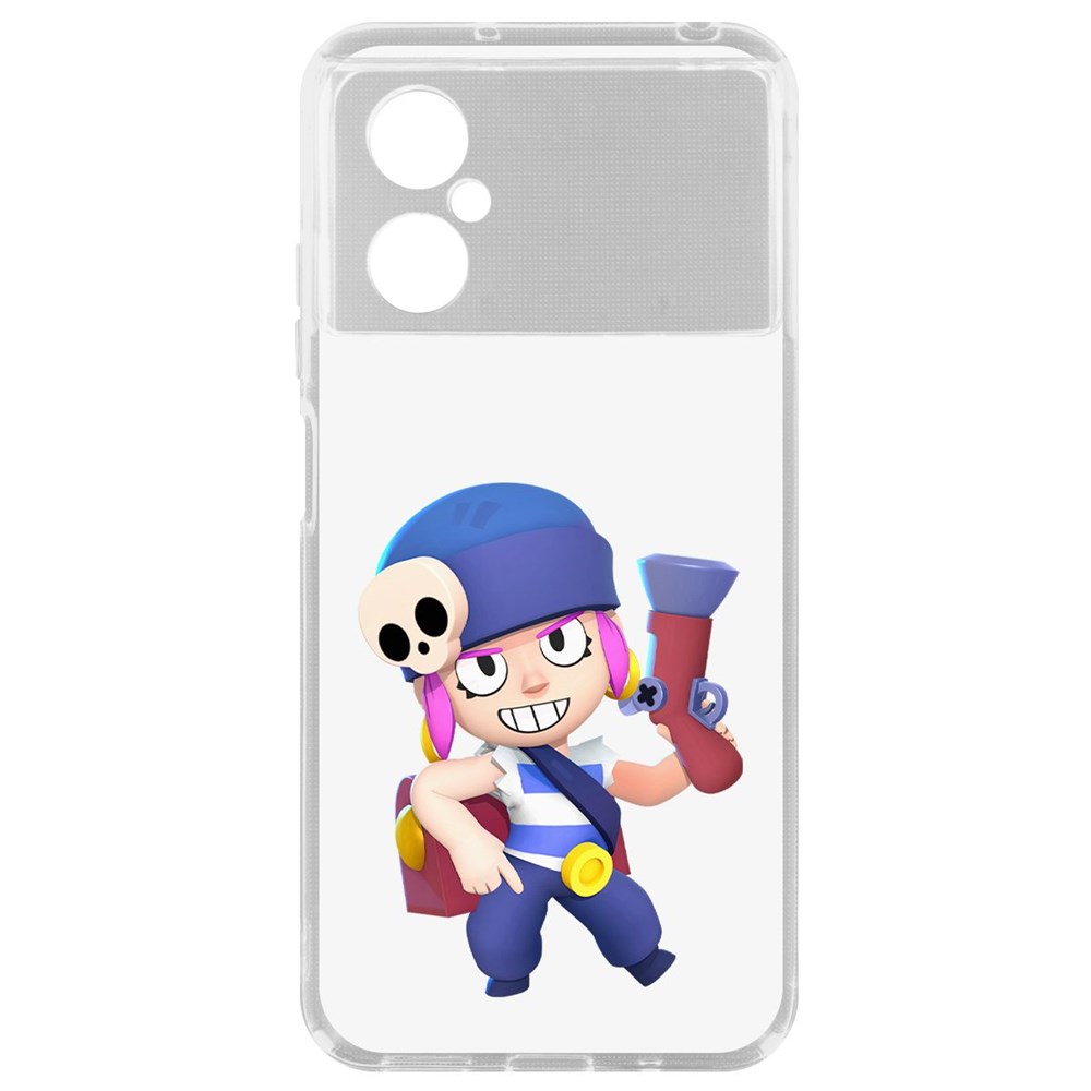 

Чехол-накладка Кейс Brawl Stars-Пенни для Poco M4 5G