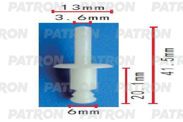 

Клипса Автомобильная PATRON P371963