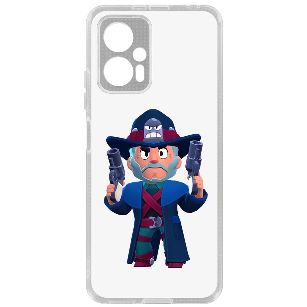 

Чехол-накладка Кейс Brawl Stars-Стрелок Кольт для Poco X4 GT