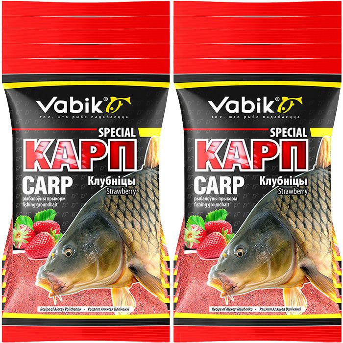 

Прикормка Vabik Special Карп Клубника, 10 кг, Разноцветный, Special