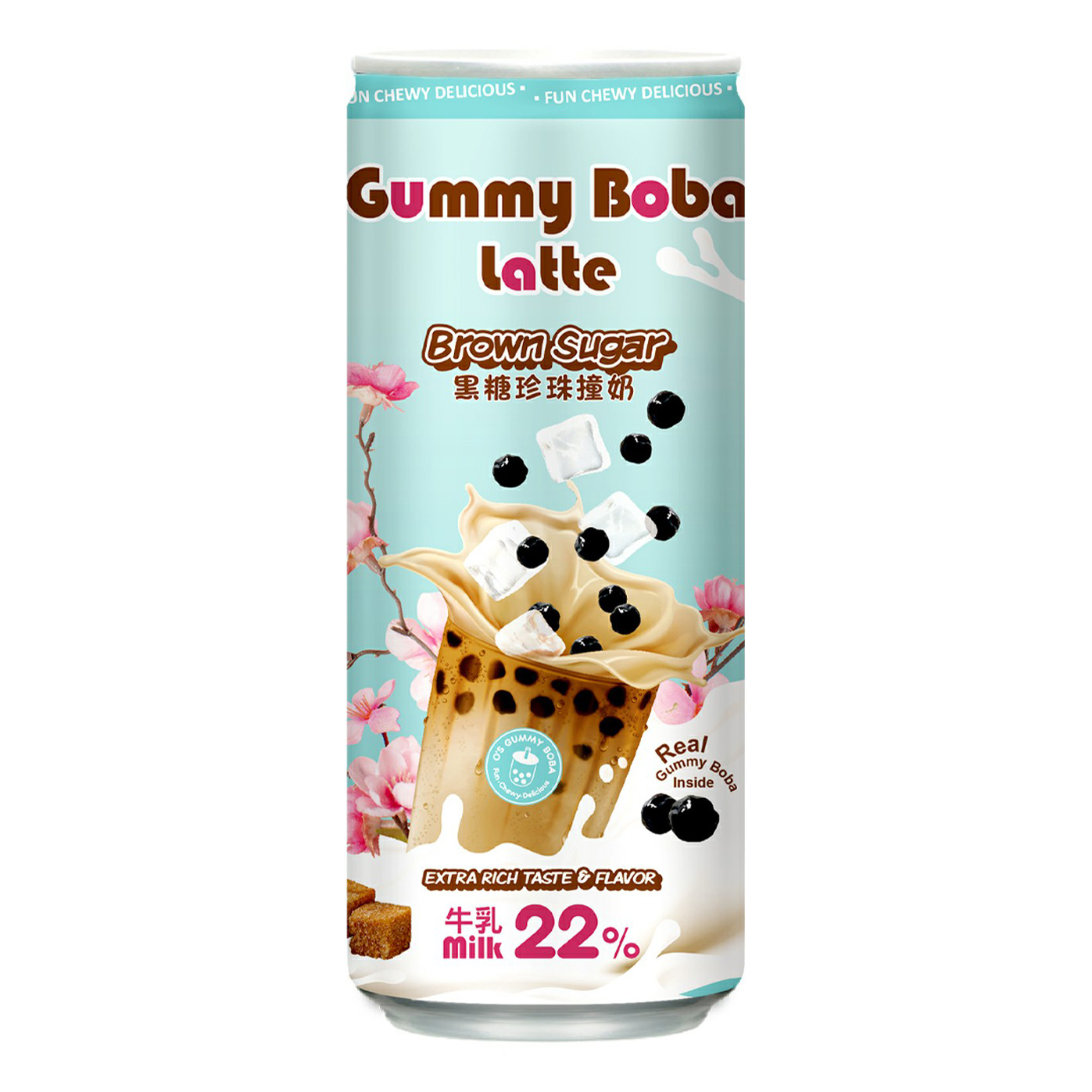 

Молочно-кофейный напиток O’s Bubble Gummy Boba Latte Brown Sugar 0,47 л