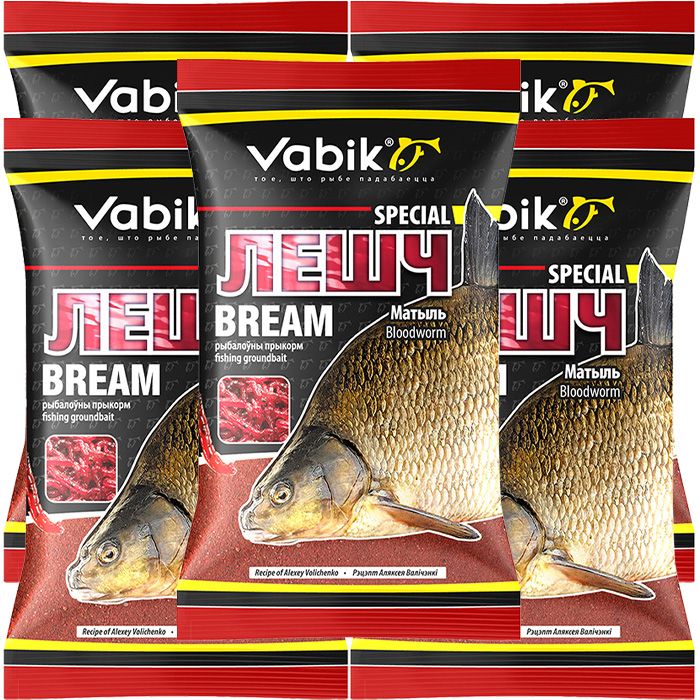 

Прикормка Vabik Special Лещ Мотыль, 5 кг, Разноцветный, Special