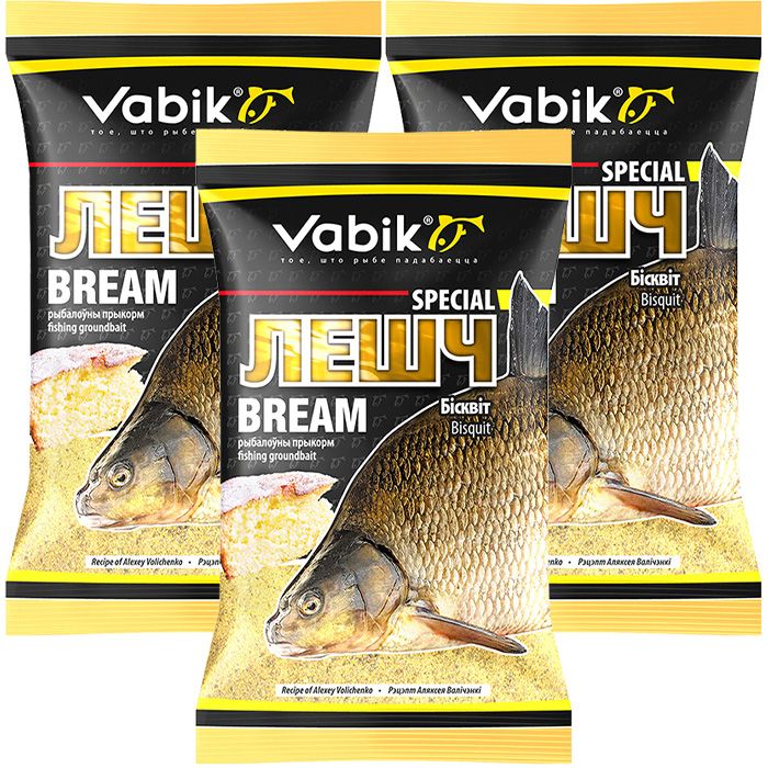 

Прикормка Vabik Special Лещ Бисквит, 3 кг, Разноцветный, Special