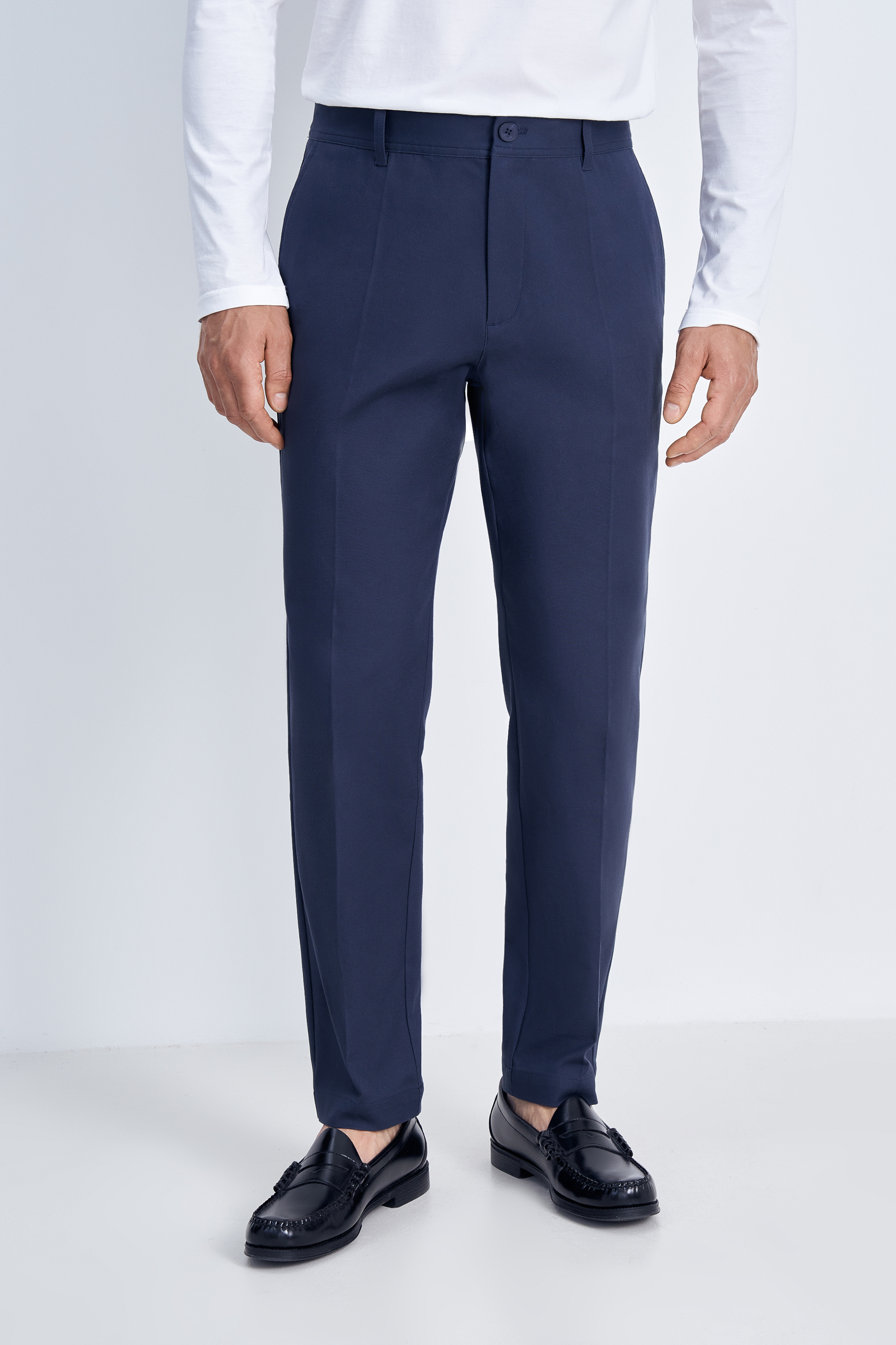 

Брюки мужские Finn Flare BAS-200142 синие XL, Синий, BAS-200142