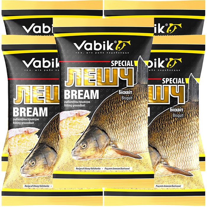 

Прикормка Vabik Special Лещ Бисквит, 5 кг, Разноцветный, Special