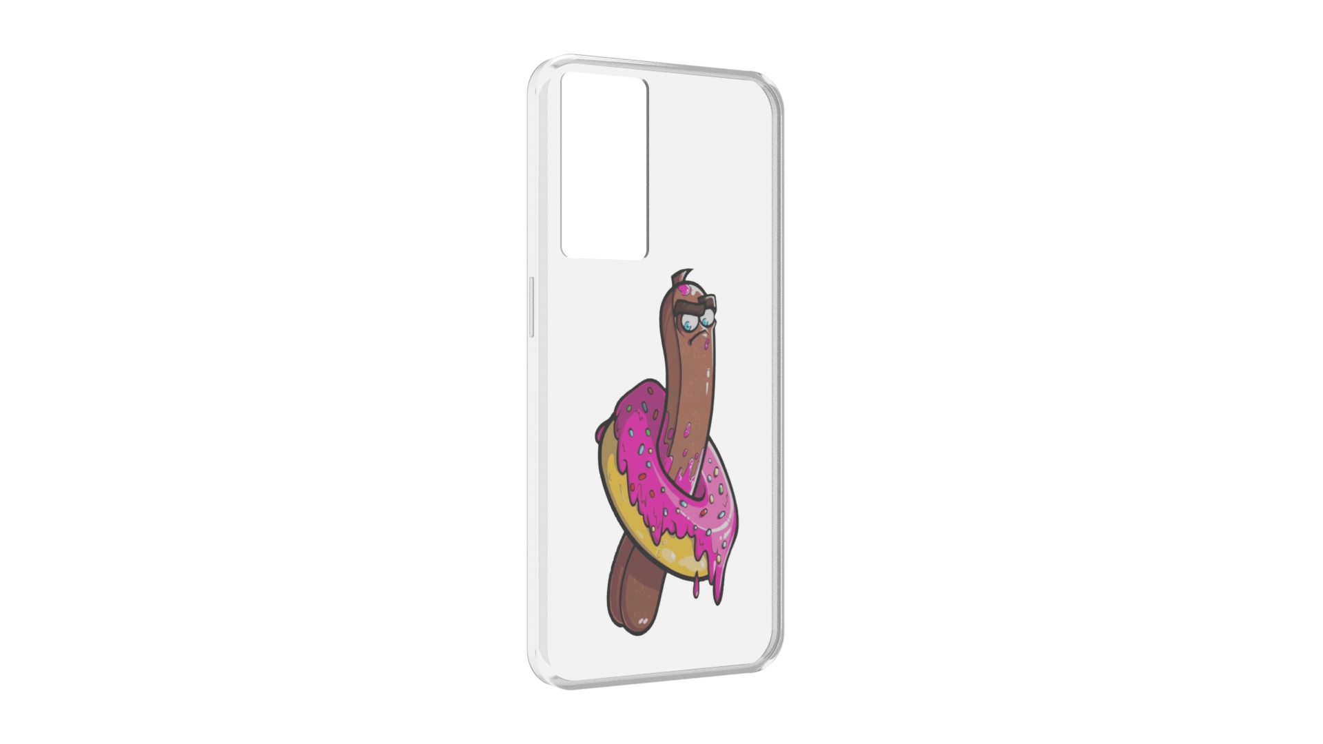 

Чехол MyPads эклер в пончике для OPPO A96 5G / Reno7 Lite / Reno 7Z / F12 Pro 5G, Прозрачный, Tocco