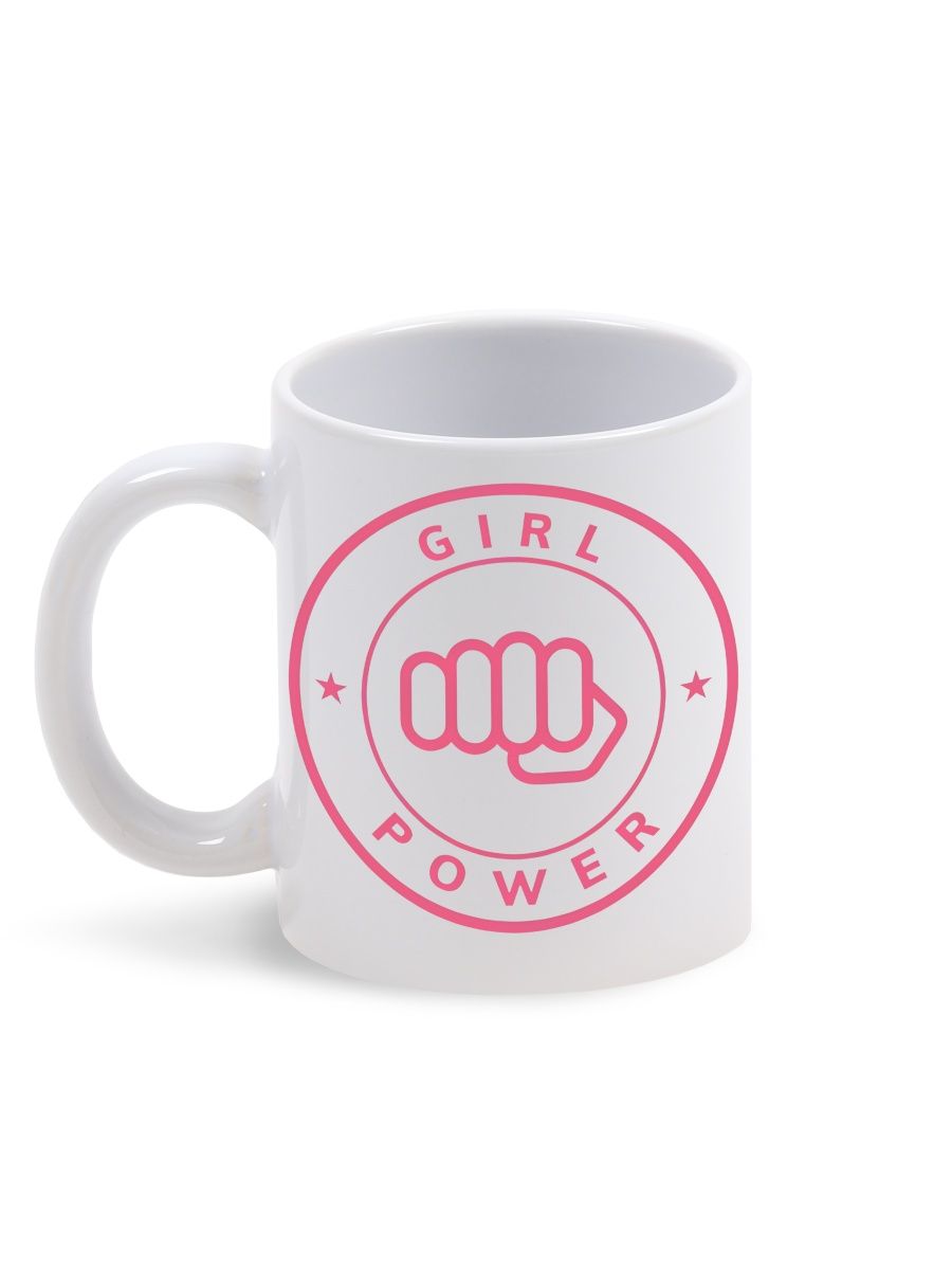 

Кружка Каждому Своё Girl power, Девушка, Девочка 330 мл, CU-TRGP4-W/S