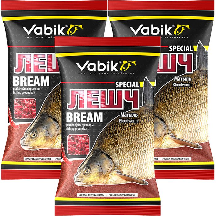 

Прикормка Vabik Special Лещ Мотыль, 3 кг, Разноцветный, Special