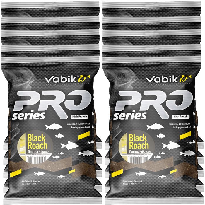 

Прикормка Vabik Pro Black Roach (Плотва чёрная), 10 кг, Разноцветный, Pro