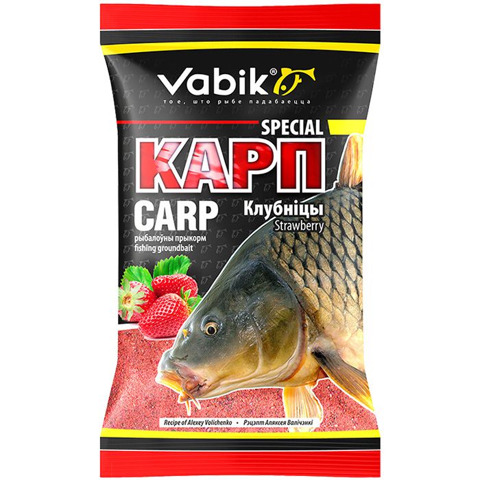 

Прикормка Vabik Special Карп Клубника, 1 кг, Разноцветный, Special