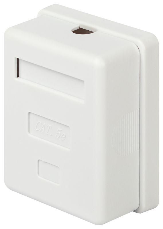 

Розетка компьютерная 1-м RJ45 кат.5E неэкранир. Эра Б0056900