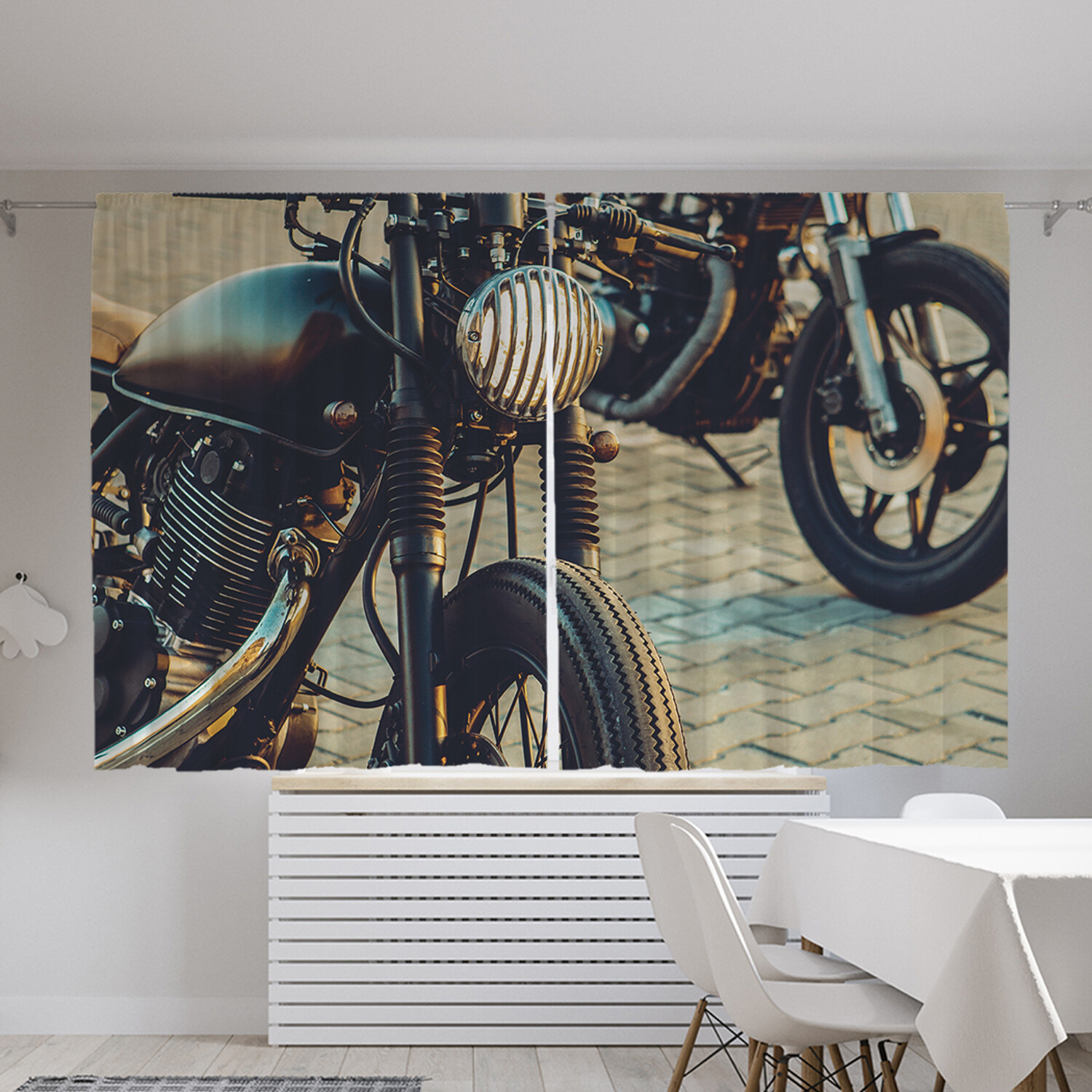 

Фотошторы JoyArty Cafe Racer 145х180 см 2 полотна Oxford pox_422867_145x180