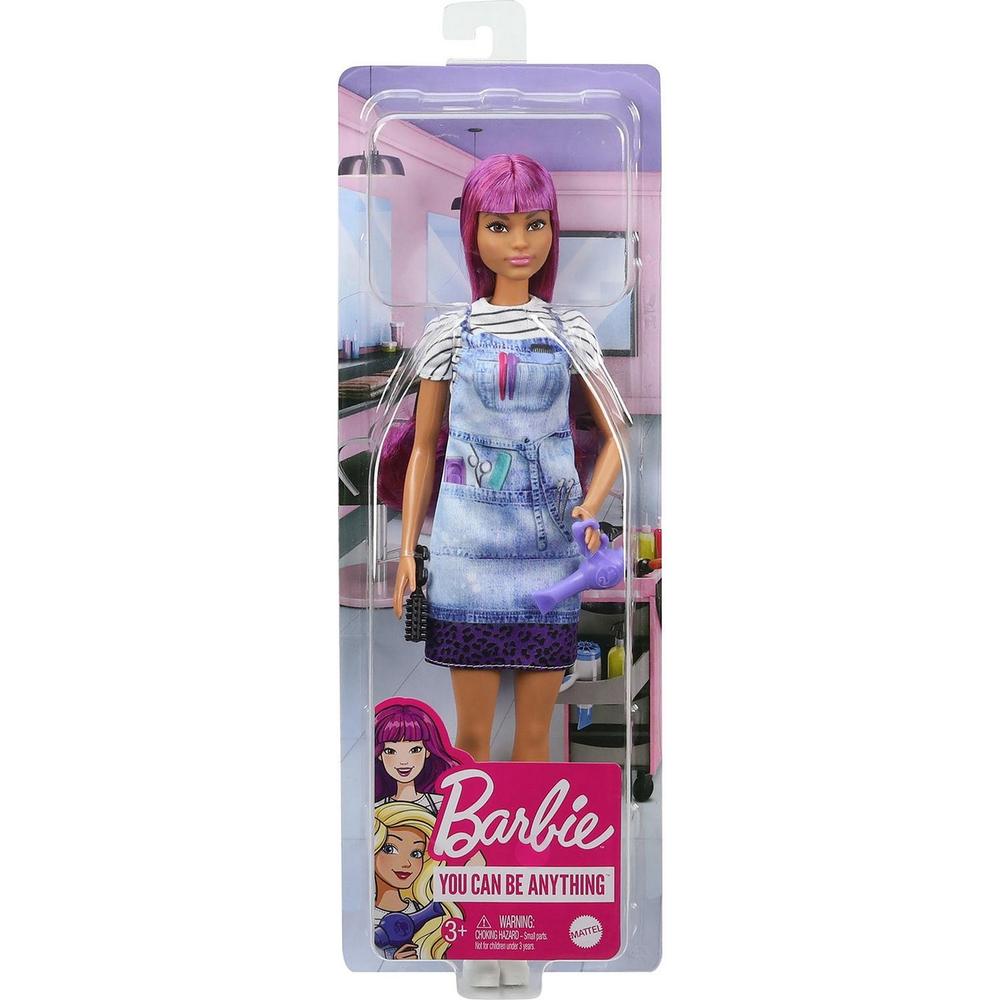 Купить Кукла Mattel Barbie из серии «Кем быть» DVF50/GTW36 Стилист,