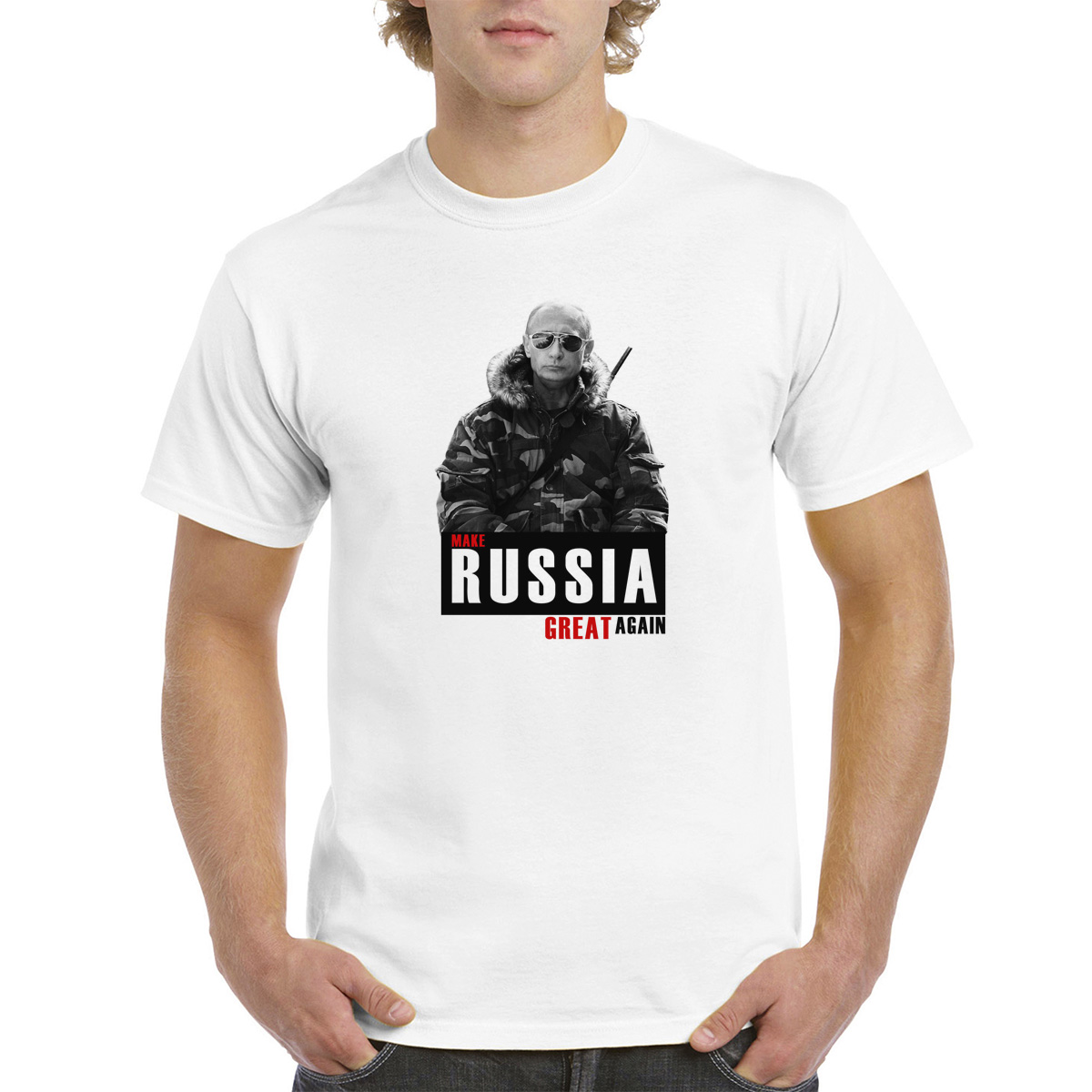 

Футболка унисекс CoolPodarok M0151645 белая 46 RU, Белый, M0151645