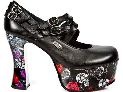 фото Туфли женские newrock 35755 черные 40 ru