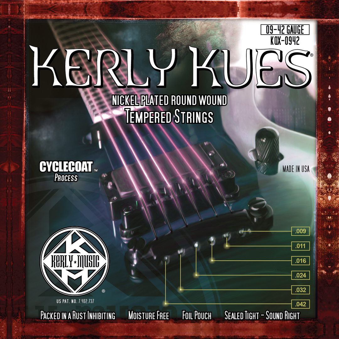 

Струны для электрогитары Kerly Music KQX-0942 Kues Nickel Plated Steel Tempered, KQX-0942 Kues Nickel Plated Steel Tempered